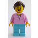 LEGO Woman dans Pink Shirt Figurine