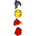 LEGO Woman im rot Dress Minifigur