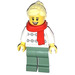 LEGO Woman in Wit Sweater minifiguur