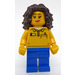 LEGO Woman in Geel Shirt minifiguur