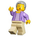 LEGO Woman (Lavender Jacket with Necklace) Minifigure