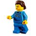 LEGO Woman met Blauw Mechanic Overalls minifiguur