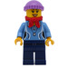 LEGO Mujer con Azul Camisa y Pañuelo Minifigura