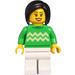 LEGO Woman avec Bright Green Sweater Figurine