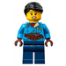 LEGO Woman avec Dark Azure Jacket Figurine