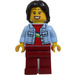 LEGO Woman with Jean Jacket Minifigure