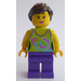 LEGO Woman mit Lime oben Minifigur