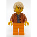 LEGO Woman mit Medium Dark Flesh Jacket Minifigur