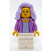 LEGO Woman met Medium Lavender Jacket minifiguur