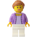 LEGO Woman mit Medium Lavender Jacket Minifigur