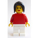 LEGO Woman mit rot Shirt Minifigur