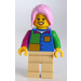 LEGO Woman with Square Sweatshirt in Several Colors Minifigure