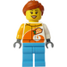 LEGO Woman mit &#039;Vita Rush&#039; Jacket Minifigur