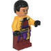 LEGO Wong with Bright Light Orange Jacket Minifigure