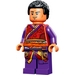 LEGO Wong mit Dunkelrot Robe und Dark Lila Beine Minifigur