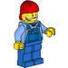 LEGO Worker in Overalls Minifigure