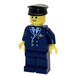 LEGO World City Pilot Minifigur