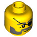 LEGO Yellow Ace Speedman Diver Head (Recessed Solid Stud) (88932 / 95506)