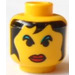 LEGO Gelb Alexis Sanister Kopf (Sicherheitsbolzen) (3626)