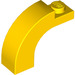 LEGO Gelb Bogen 1 x 3 x 2 mit Gebogenes Oberteil (6005 / 92903)