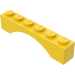 LEGO Yellow Arch 1 x 6 Continuous Bow (3455)