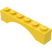 LEGO Gelb Bogen 1 x 6 Kontinuierlicher Bogen (3455)