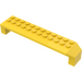 LEGO Żółty Łuk 2 x 14 x 2.3 (30296)