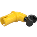 LEGO Yellow Arm with Pin with Black Hand (67908)