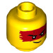 LEGO Yellow Avatar Kai Plain Head (Recessed Solid Stud) (3626 / 66318)
