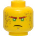 LEGO Yellow Avatar Lloyd Head (Recessed Solid Stud) (3626)