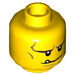 LEGO Yellow Axl (70317) Minifigure Head (Recessed Solid Stud) (3626 / 23796)