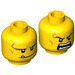 LEGO Yellow Axl Minifigure Head (Recessed Solid Stud) (3626 / 36418)