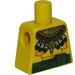 LEGO Giallo Aztec Warrior Busti senza braccia (973)