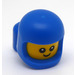 LEGO Geel Baby Hoofd met Pupiles met Blauw Ruimtehelm en Lucht Tanks (101021)