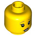 LEGO Yellow Babysitter Minifigure Head (Recessed Solid Stud) (3626 / 27977)