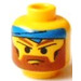 LEGO Yellow Bandit Head (Safety Stud) (3626)