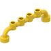 LEGO Yellow Bar 1 x 6 with Completely Open Studs (4873)