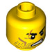 LEGO Yellow Barbarian Head (Recessed Solid Stud) (3626 / 14627)