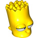 LEGO Geel Bart Simpson Hoofd (16369)