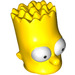 LEGO Yellow Bart Simpson Head with wide open Eyes (16809)