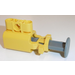 LEGO Yellow Beam 1 x 3 with Shooter Barrel and Dark Stone Gray Firing Pin