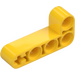 LEGO Yellow Beam 2 x 4 Bent 90 Degrees, 2 and 4 holes (32140 / 42137)