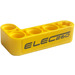 LEGO Yellow Beam 2 x 4 Bent 90 Degrees, 2 and 4 holes with &#039;ELEC260&#039; (Left) Sticker (32140)