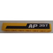 LEGO Yellow Beam 7 with AP 35T right side Sticker (32524)
