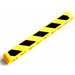 LEGO Yellow Beam 9 with Black and Yellow Danger Stripes Right Sticker (40490)