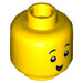 LEGO Gelb Bear Costume Guy Minifigure Kopf (Einbau-Vollbolzen) (3626 / 62077)