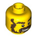 LEGO Yellow Blacksmith Castle Head (Recessed Solid Stud) (3626 / 96078)