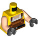 LEGO Yellow Blacksmith Minifig Torso (973 / 76382)