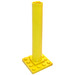 LEGO Yellow Boat Mast Base 4 x 4 x 9 with Notches (4844)