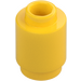 LEGO Giallo Mattoncino 1 x 1 Rotondo con bottoncino aperto (3062 / 35390)